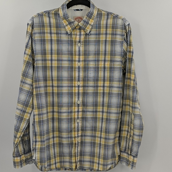 Men's BROOKS BROTHERS Plaid Button Down Shirt - Picture 1 of 6